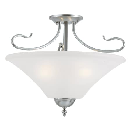 Thomas Elipse 19'' Wide 3Light Pendant, Brushed Nickel SL825378